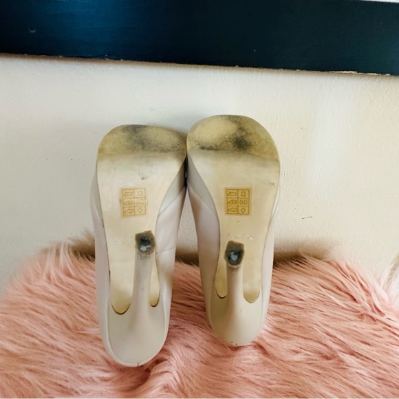 Aldo High Heel Pump Platform Stiletto NUDE Sz 5 - Picture 12 of 13
